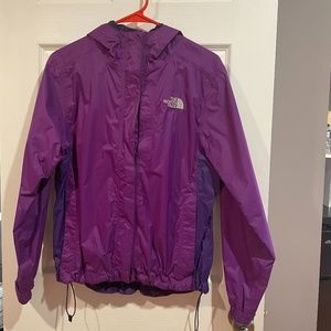 North Face Hyvent Raincoat - Purple - Small